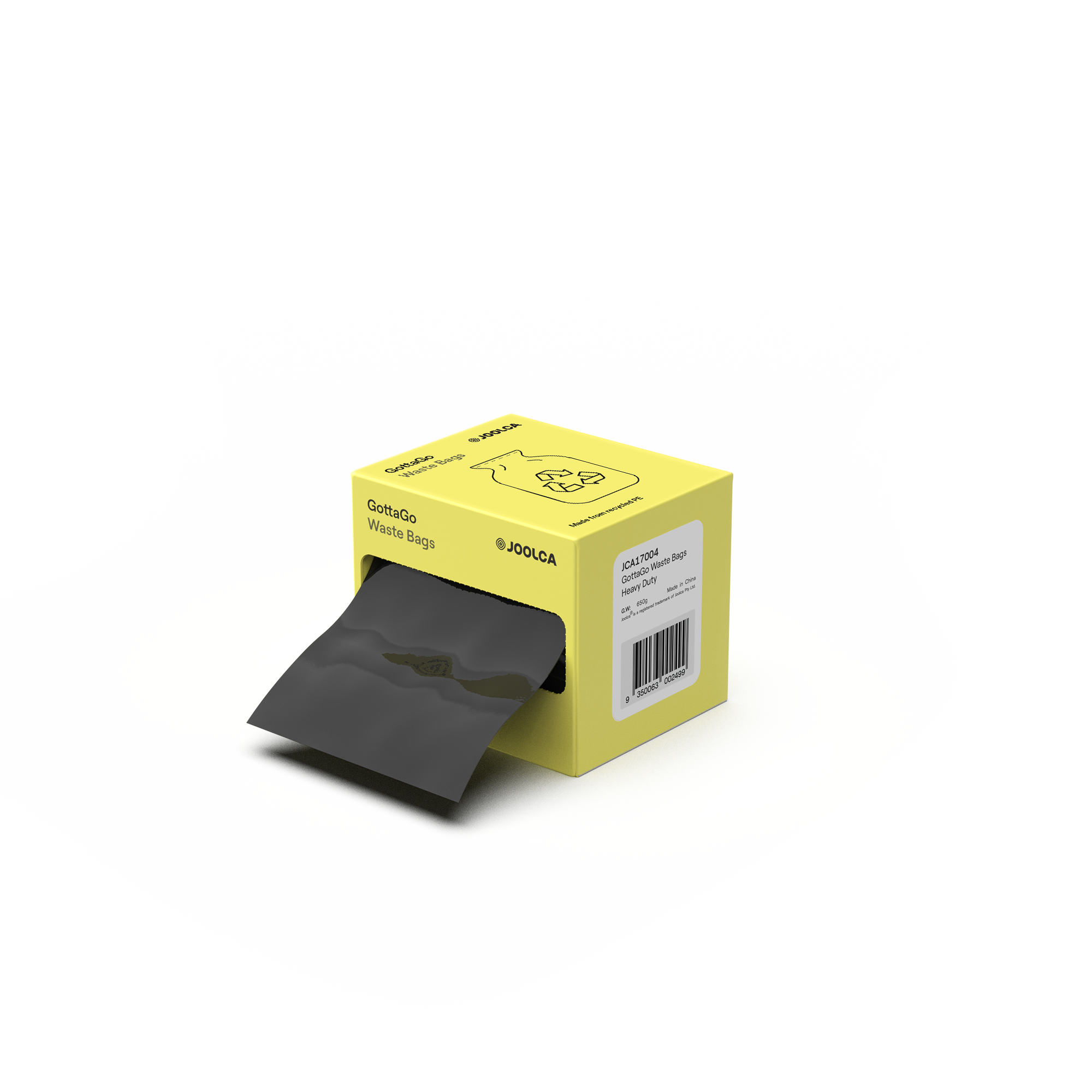 GottaGo Waste Bags heavy duty dispenser box with a bag pulled out