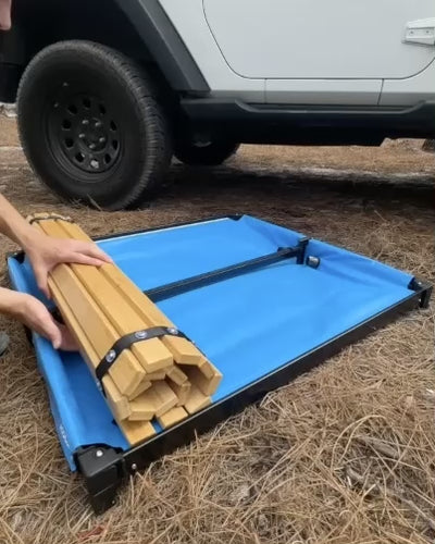 unrolling shower base
